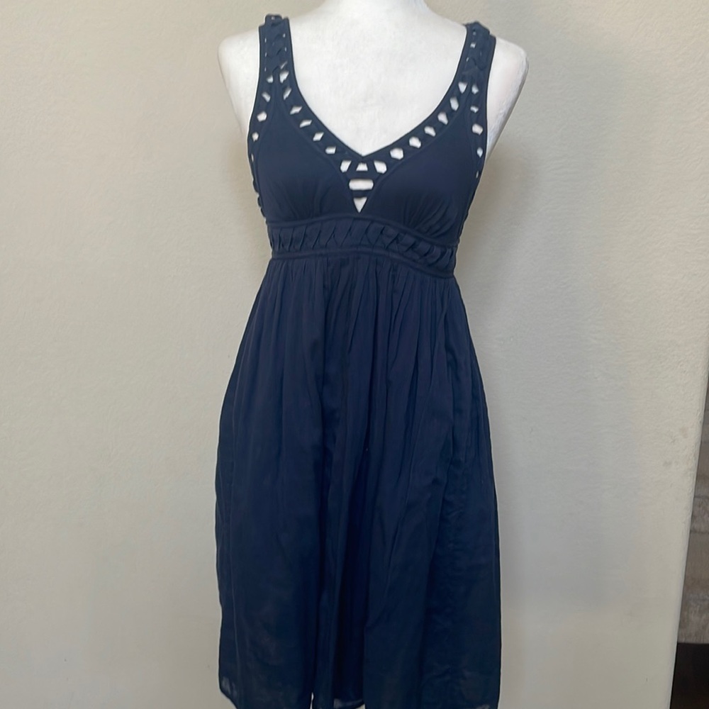 French Connection size 0 Navy summer dress